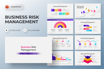 Risk Management infographic PowerPoint Template